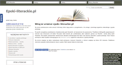 Desktop Screenshot of epoki-literackie.pl